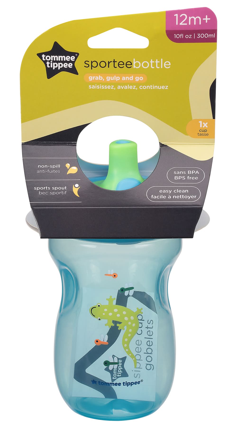 Tommee Tippee Sportee Baby Bottles, Assorted (4 pack)