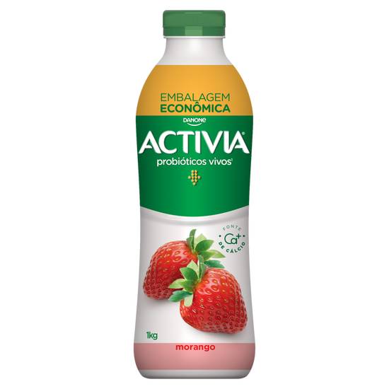 Activia iogurte probiótico sabor morango (1 kg)