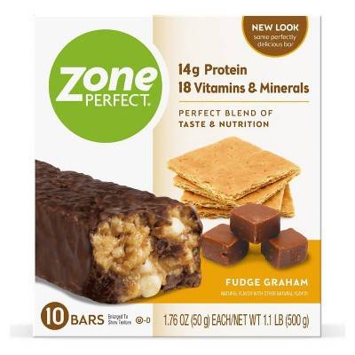 Zone Perfect Fudge Graham Nutrition Bars (10 ct)
