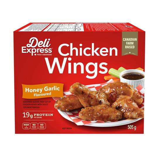 Deli Express Honey Garlic Chicken Wings (505 g)