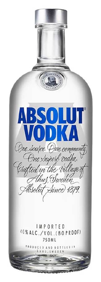Absolut · Vodka natural (750 ml)
