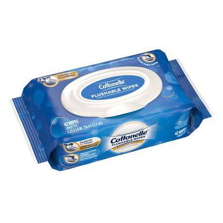 Cottonelle Flushable Cloth (42 ea)