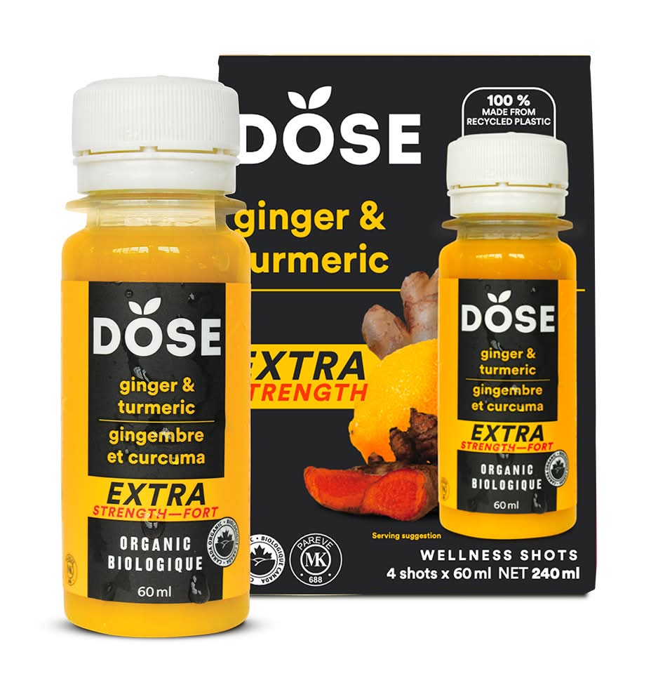 Dose Ginger and Turmeric Wellness Shot Extra Strenght