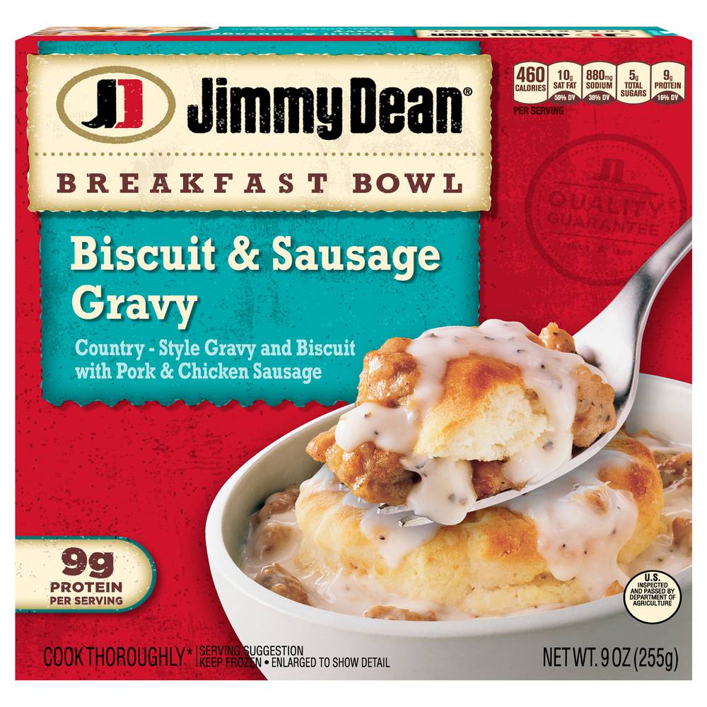 Jimmy Dean Biscuit & Sausage Gravy Breakfast Bowl