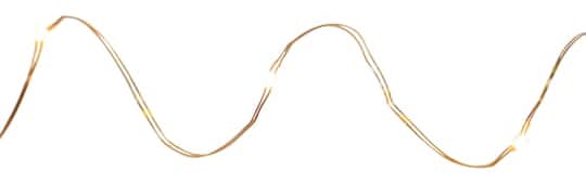 Ashland Shimmer Copper Led String Lights, 1.5 m