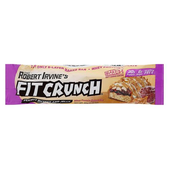 Fitcrunch Whey Protein Baked Bar (peanut butter, jelly)