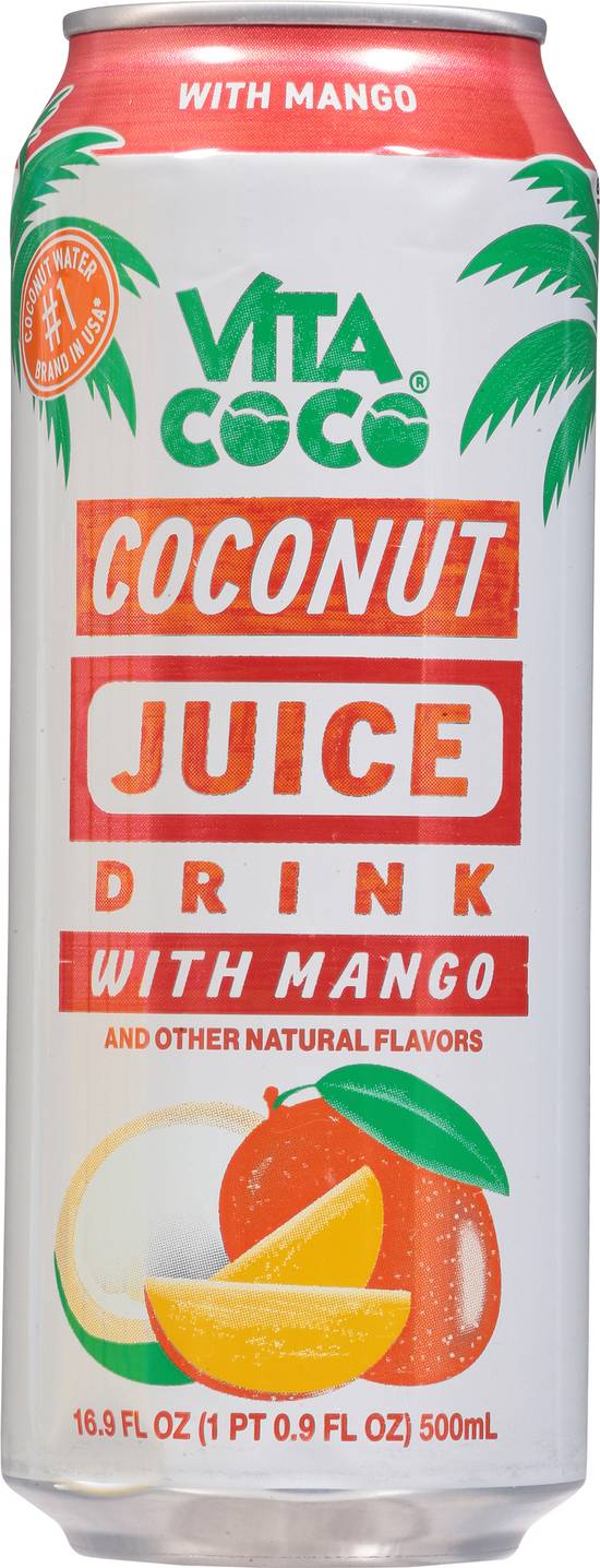 Vita Coco Coconut Juice With Mango (16.9oz container)