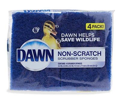 Non-Scratch Scrubber Sponges, 4-Pack