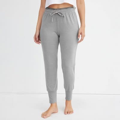 Jockey Generation Soft Touch Luxe Jogger Pajama Pants, Women, L, Gray