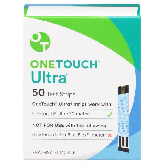 Onetouch Blue Test Strips (50 ct)