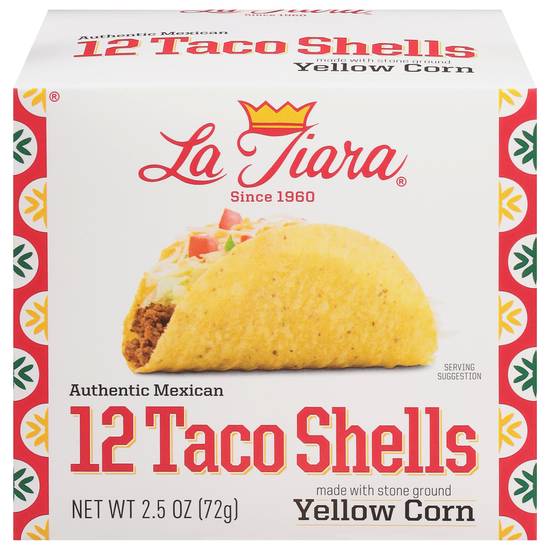 La Tiara Yellow Corn Taco Shells (12 ct)