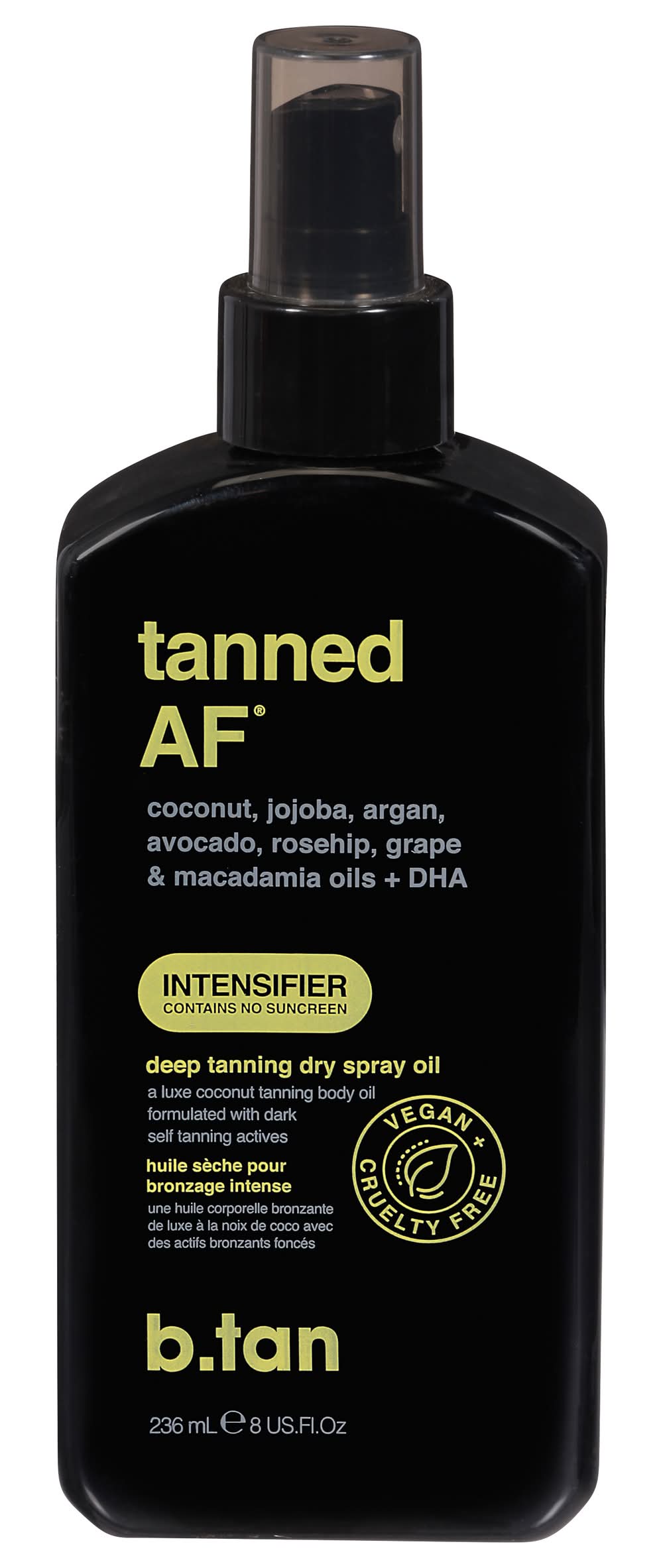 B. Tan Tanned Af Dry Spray Oil 8 oz (9.92 oz)