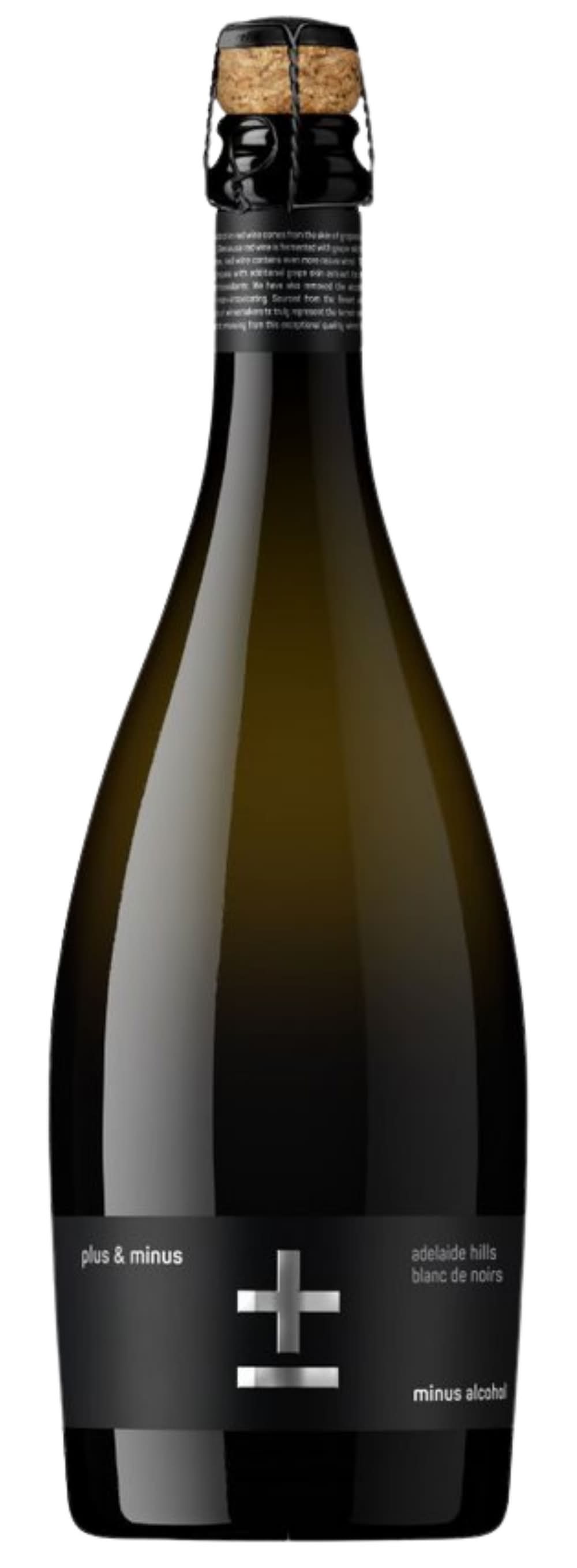 Plus & Minus Zero Alcohol Premium Blanc De Noirs Wine (750mL)