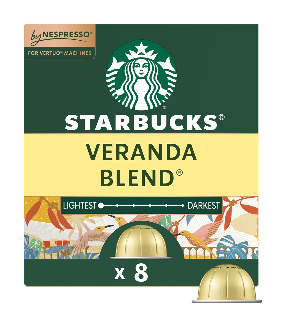 Starbucks Veranda Blend Nespresso Vertuo Coffee Capsules (3.52 oz, 8 ct)