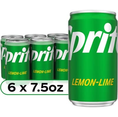 Sprite Soda, Lemon-Lime (6 x 7.5 fl oz)