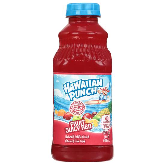 Hawaiian Punch Juicy Red Fruit Drink (32 fl oz)