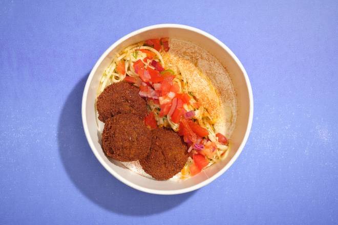 Falafel served with Aegean Slaw and Tahini Dip (V VG)