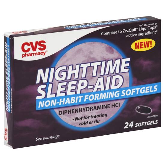 Cvs Nighttime Sleep-Aid Cold or Flu