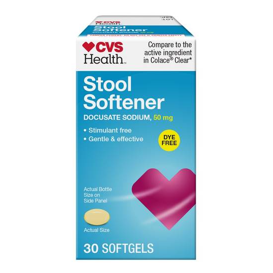 CVS Health Stool Softener Softgels, 30 CT