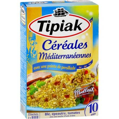 Céréales méditerranéennes TIPIAK - les 2 sachets de 200 g