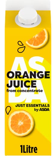 ASDA Just Essentials Orange Juice (1L)