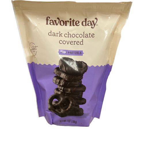 Favorite Day Covered Mini Pretzels (dark-chocolate)