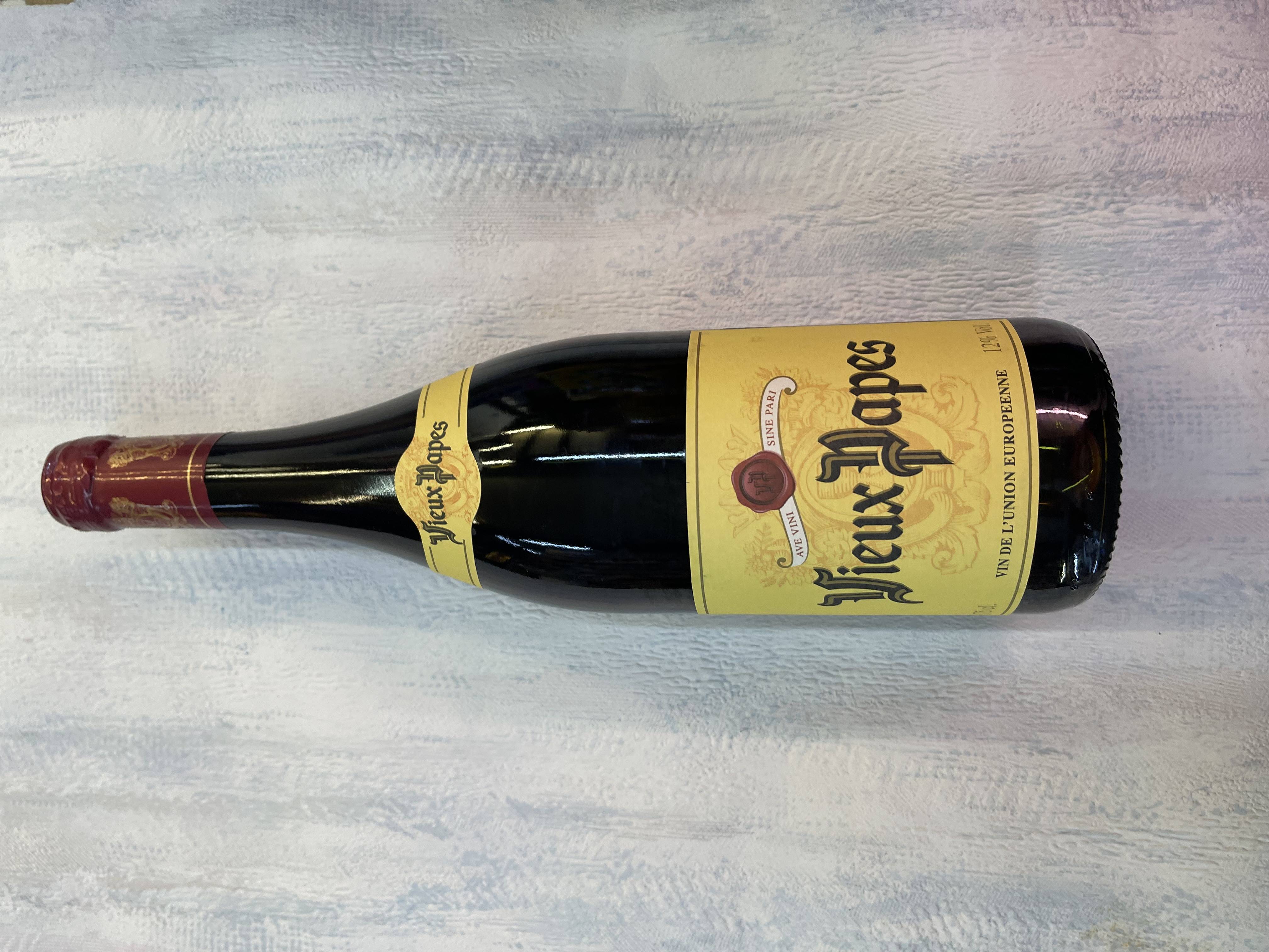 vieux papes vin rond et intense aux notes de fruits rouges 75 cl