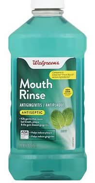 Walgreens Mouth Rinse Antigingivitis / Antiplaque Smooth Mint (33.8 fl oz)