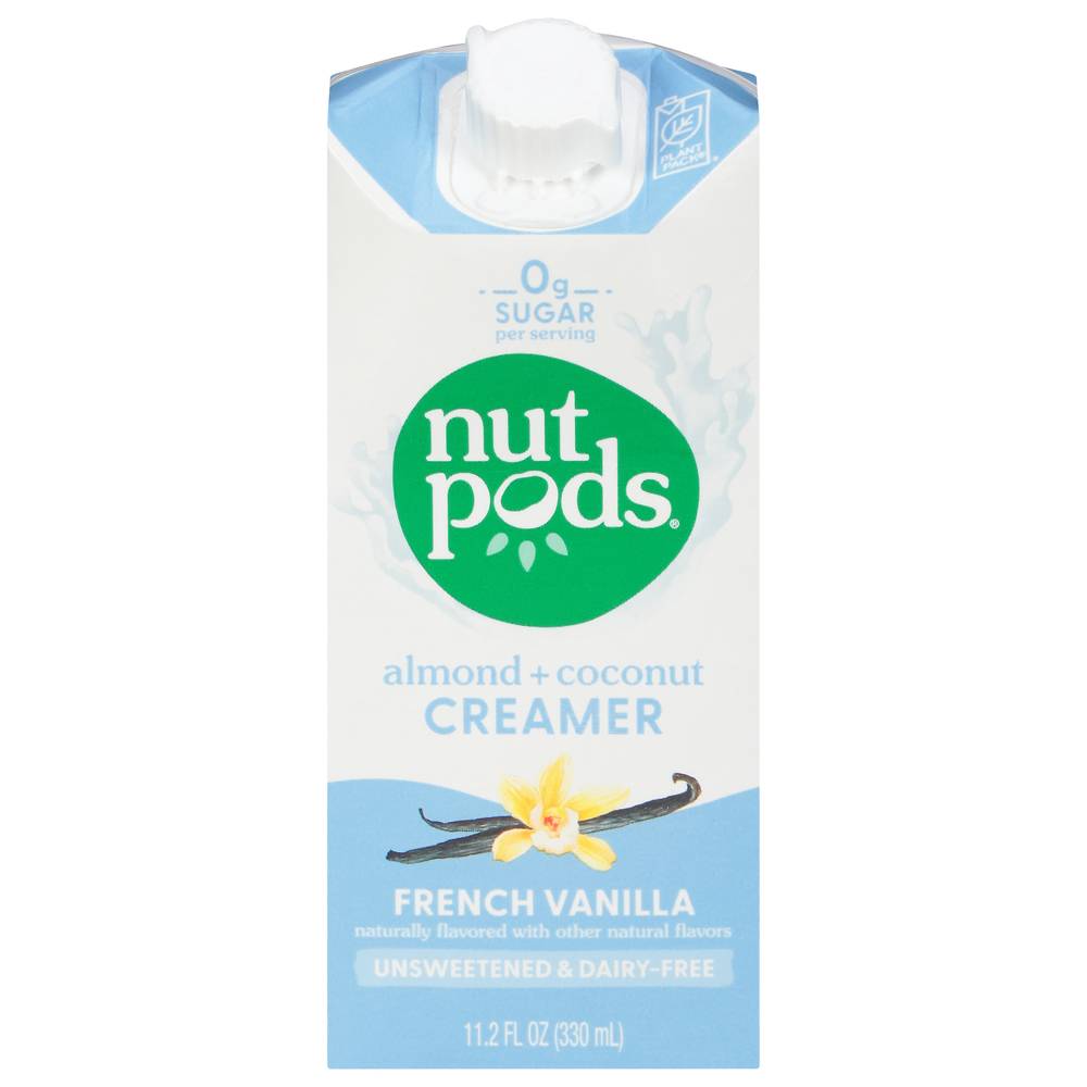 nutpods Almond + Coconut French Vanilla Creamer (11.2 fl oz)