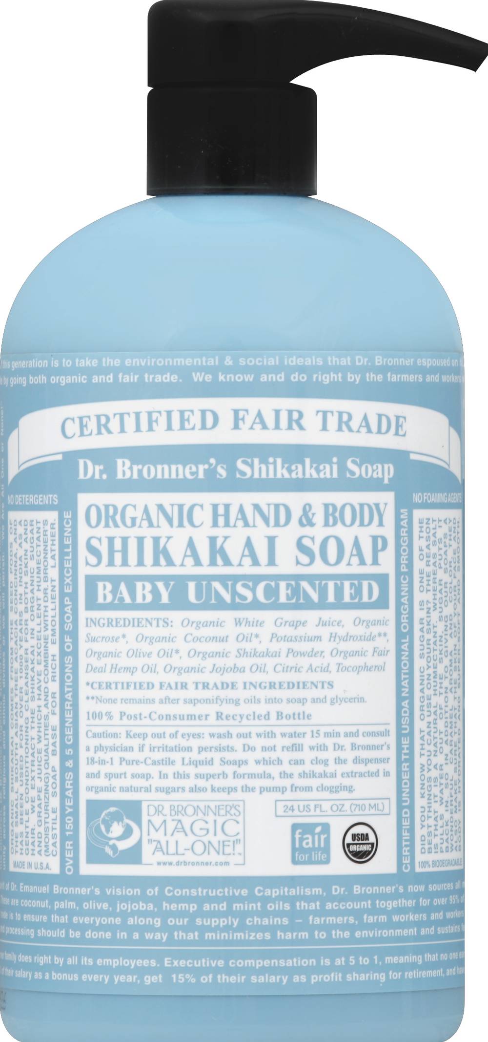 Dr. Bronner's Organic Hand & Body Shikakai Soap