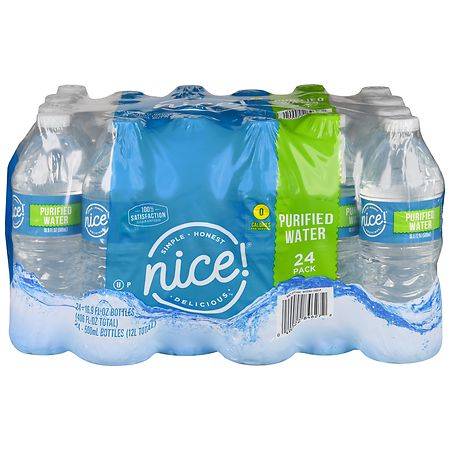 Nice! Purified Water (24 x 16.9 fl oz)