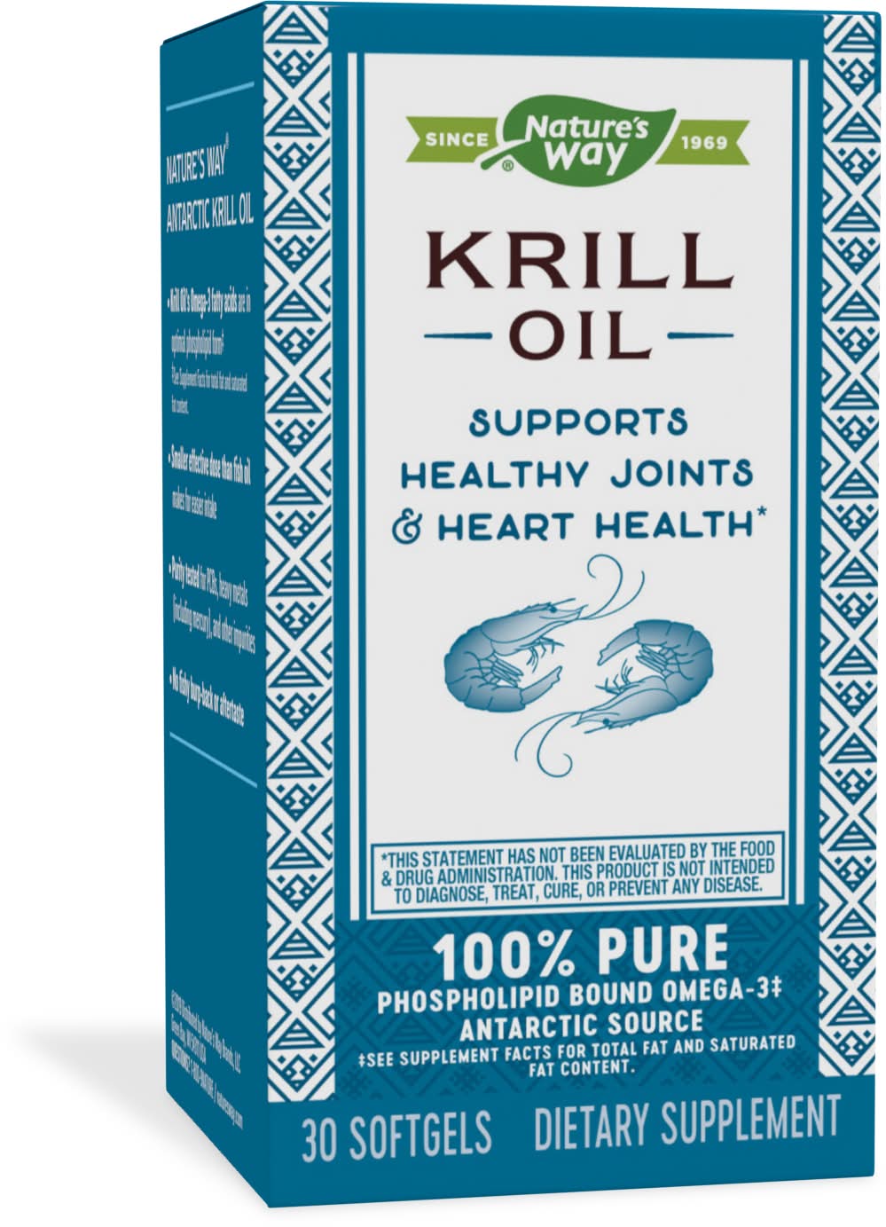 Nature's Way Krill Oil Heart and Joints Health Supplement (1.8 oz, 30 ct)