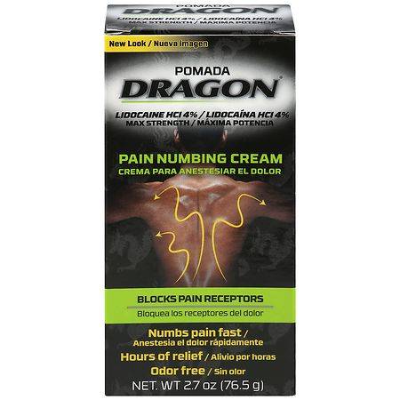 Pomada Dragon 4% Lidocaine Pain Numbing Cream