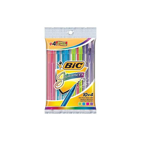 Bic Shimmers Fashion Colour Stic Pens (14 units)