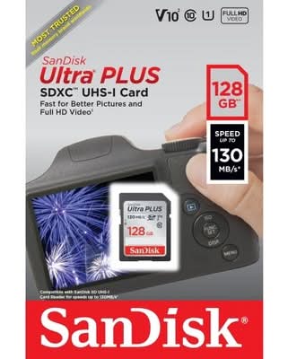 SanDisk Ultra Plus Sdxc Uhs -I Sd Memory Card 128 Gb