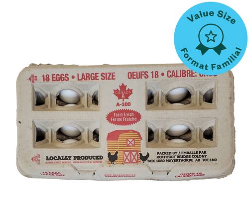 Rochfort Bridge Fresh Eggs, Large (18 ct)