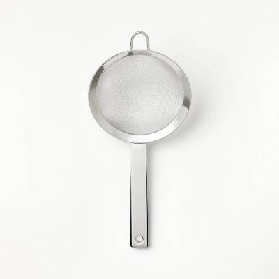 Figmint Stainless Steel Mesh Strainer, 5.51 Inches, Silver