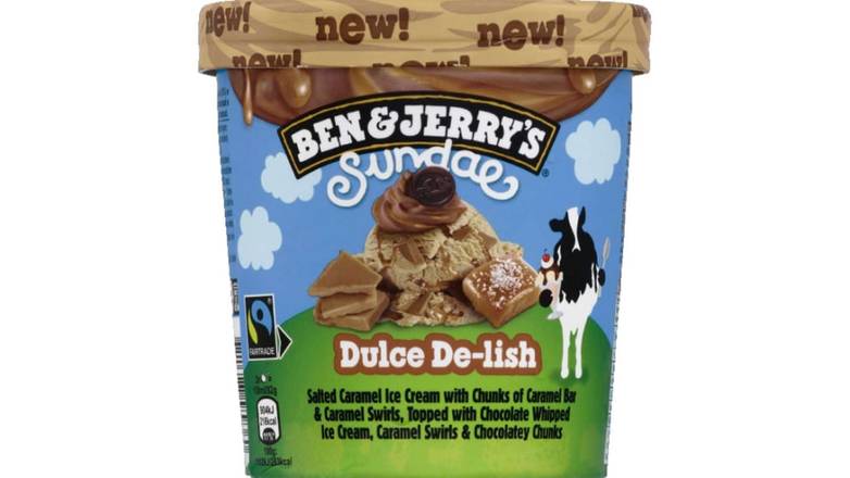 Ben et Jerry's - Glace sundae dulce de-lish (427 ml)