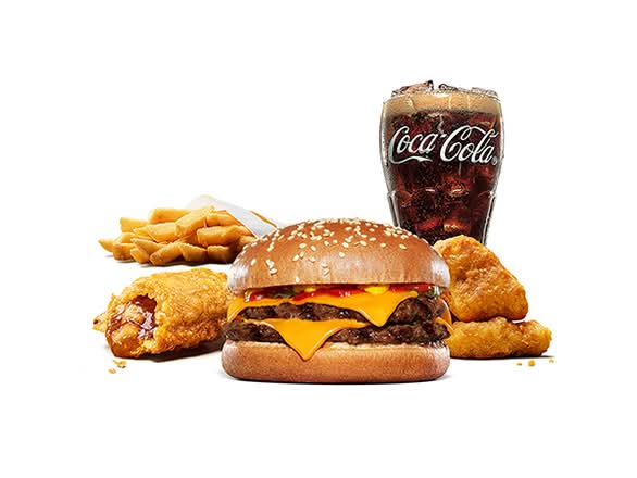キングミール ダブルチーズバーガー / King Meal Double Cheeseburger Set