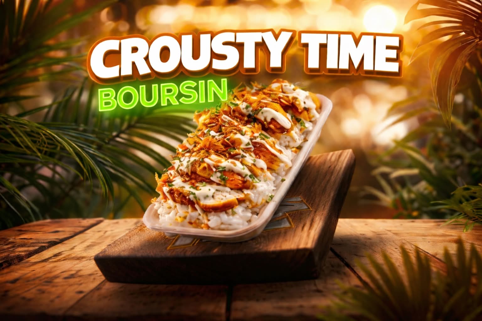 CROUSTY TIME  BOURSIN  😋