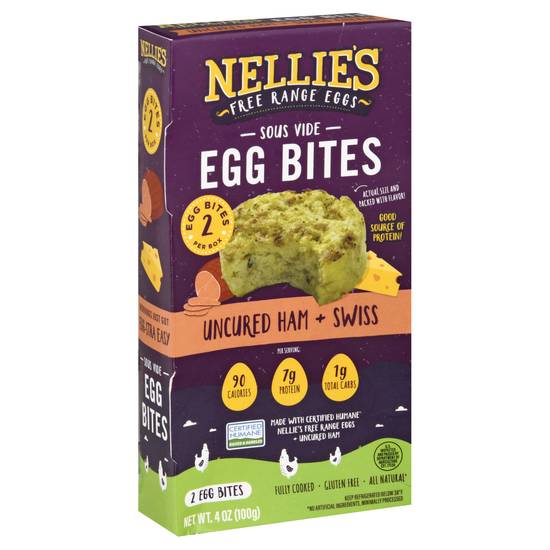 Nellie's Uncured Ham + Swiss Egg Bites (2 ct)