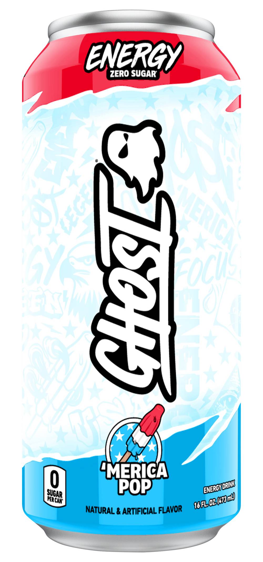 Ghost Zero Sugar Faze Pop Energy Drink (16 fl oz)