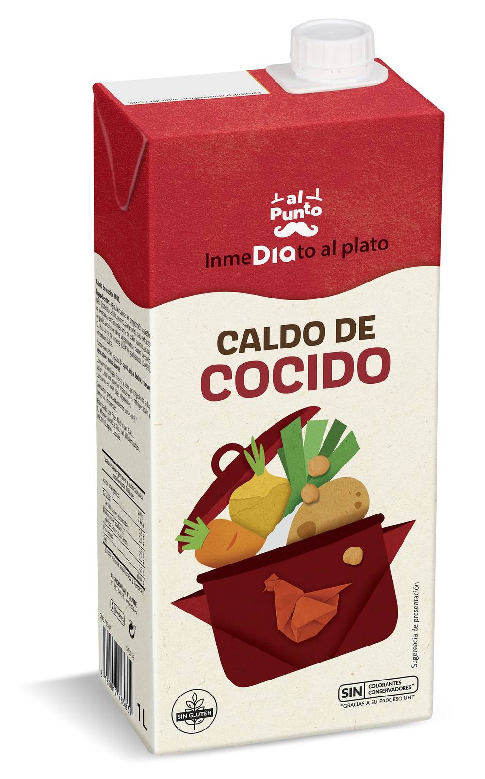 Caldo De Cocido Al Punto Dia Brik 1 L