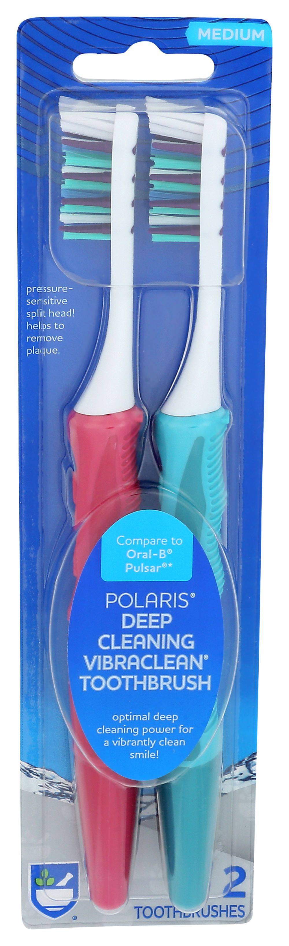 Rite Aid Polaris Power Toothbrush - Medium, 2 ct