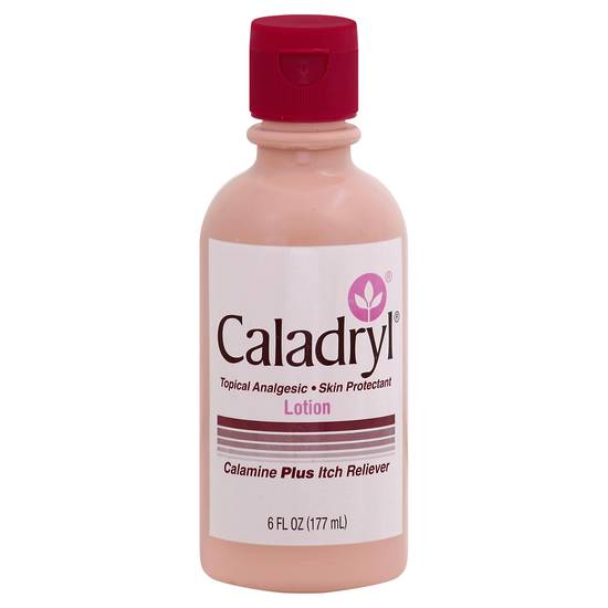 Caladryl Topical Analgesic/Skin Protectant Calamine Plus Itch Reliever Lotion