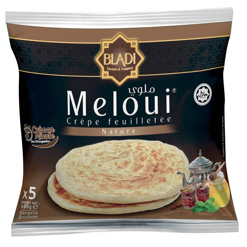 Bladi - Méloui crèpe feuilletée nature