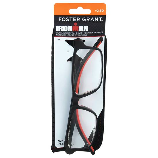 Foster Grant Ironman +2.50 Eyeglass