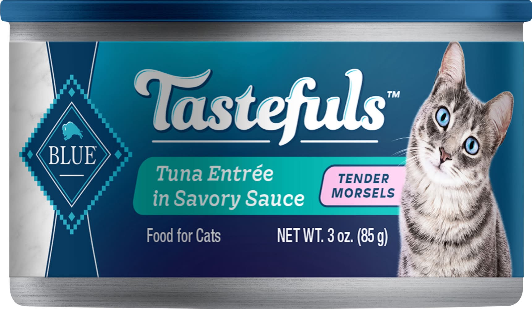 Blue Buffalo Tastefuls Tuna Entree Tender Morsels Cat Food (3 oz)