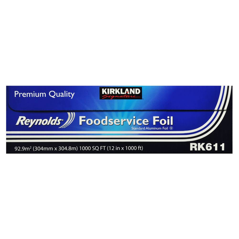 Kirkland Signature Aluminum Foil, 12"W x 1000'L