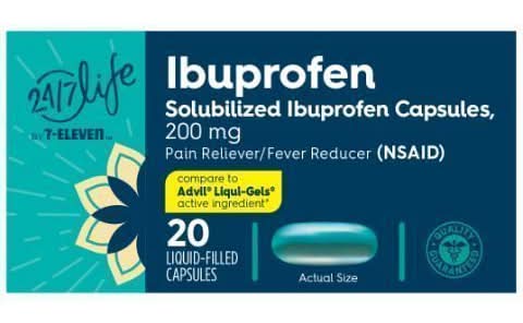 24/7 Life Ibuprofen 200mg Soft Gel 20 Capsules
